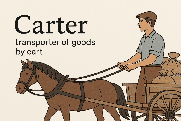carter name meaning