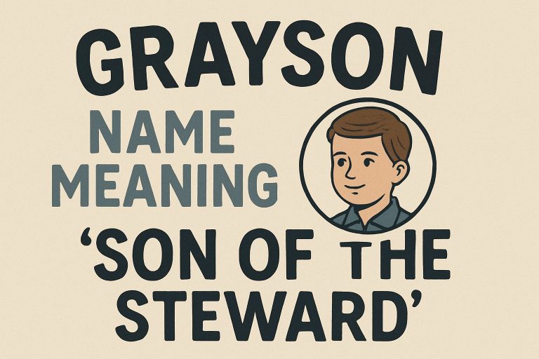 grayson name meaning
