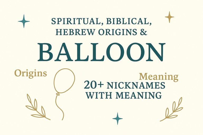 baloon name meaning