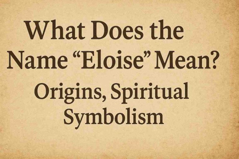 Name Eloise Mean