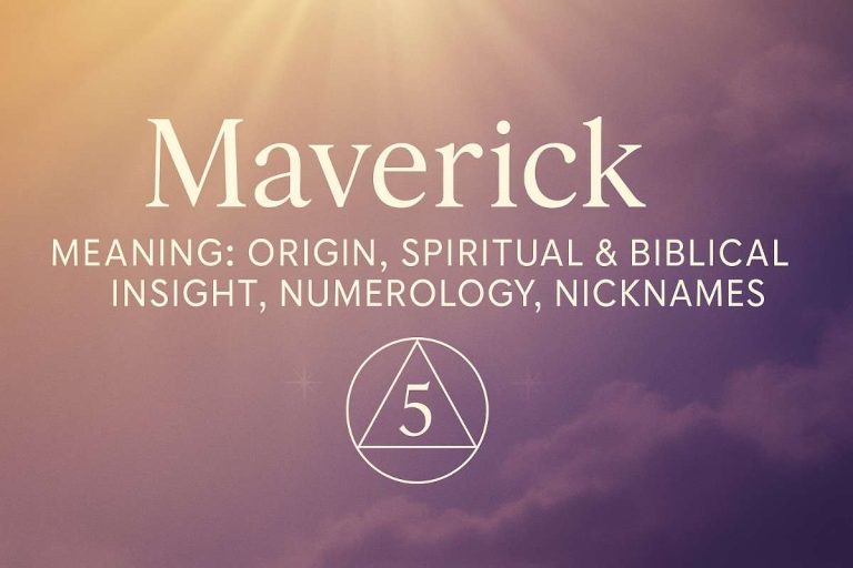 Maverick NAME MEANING