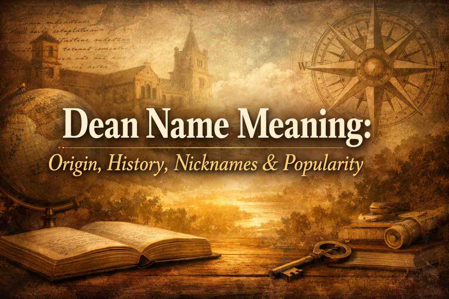 Dean Name Meaning Origin, History, Nicknames & Popularity