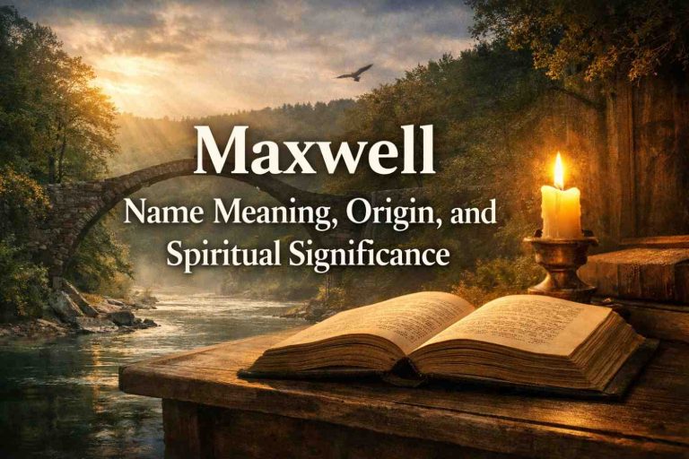 Maxwell Name Meaning, Origin, and Spiritual Significance