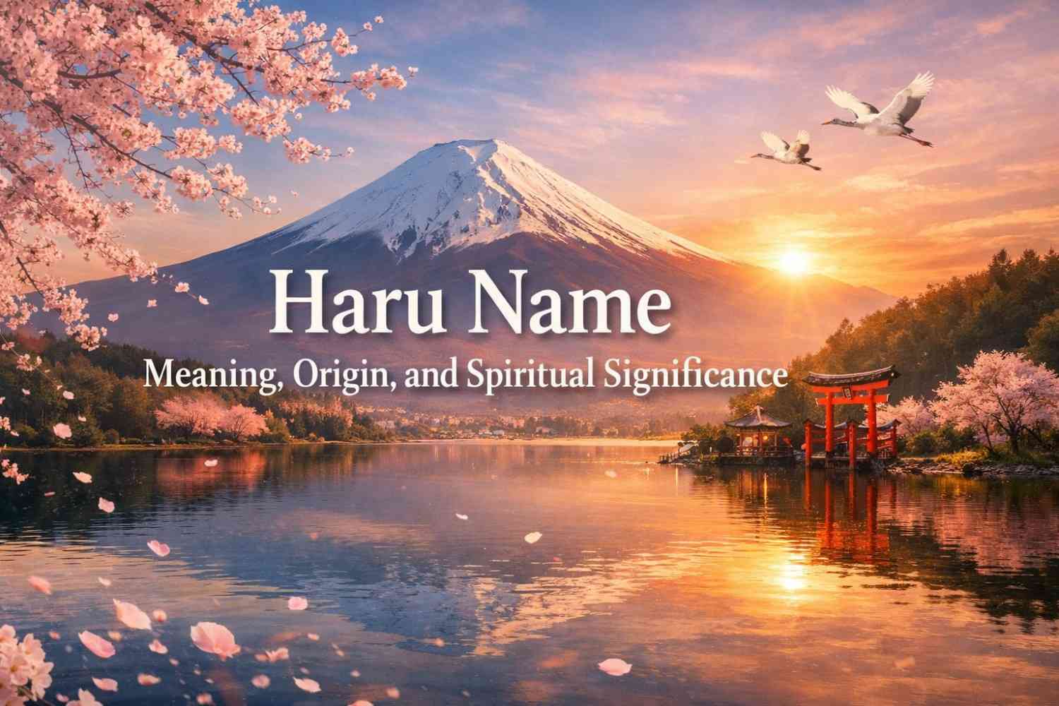 Haru Name Meaning, Origin, and Spiritual Significance